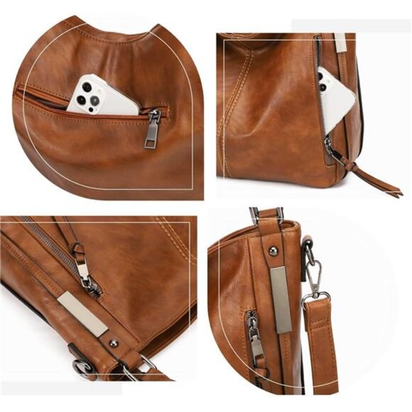 Purses for Women Shoulder Handbags Hobo Bags Tote Bag - Picture 3 of 7